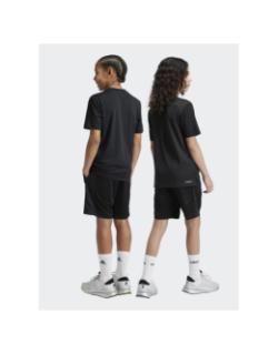 Short de sport à logo train essentials noir enfant - Adidas