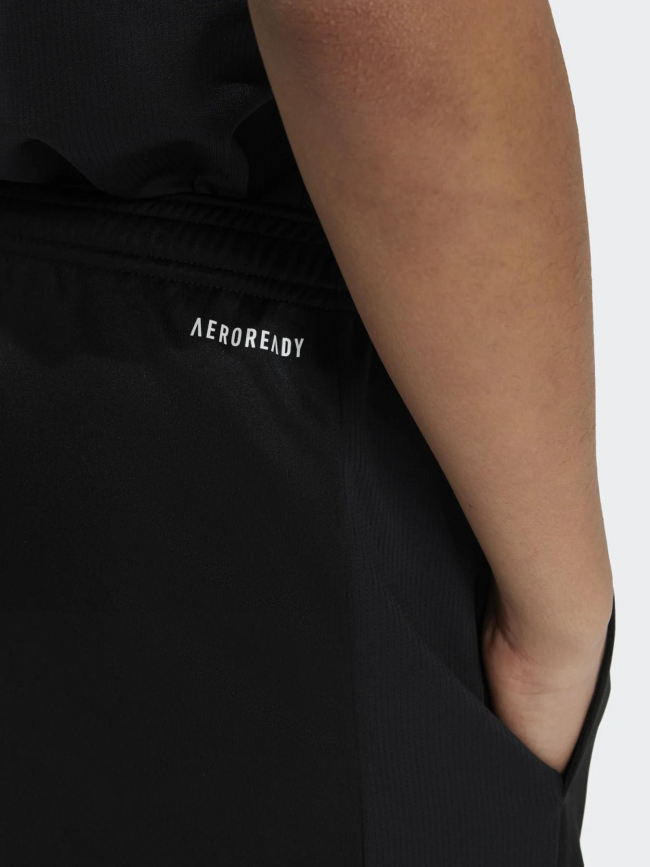 Short de sport à logo train essentials noir enfant - Adidas