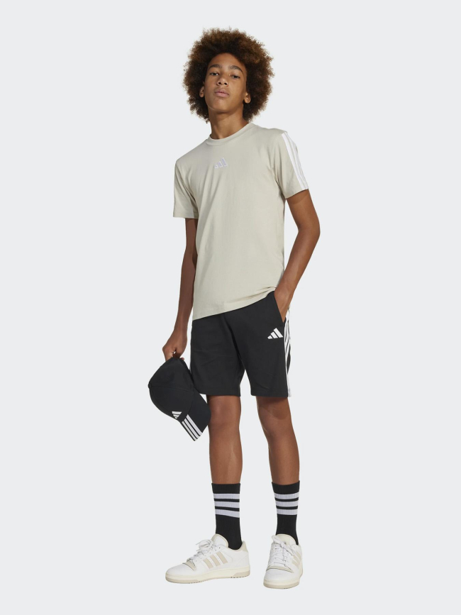 Short de sport essentials 3s noir enfant - Adidas