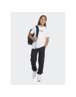 Pantalon jogging cargo noir enfant - Adidas