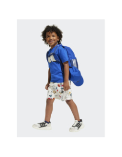 Ensemble t-shirt et short imprimé fun bleu enfant - Adidas
