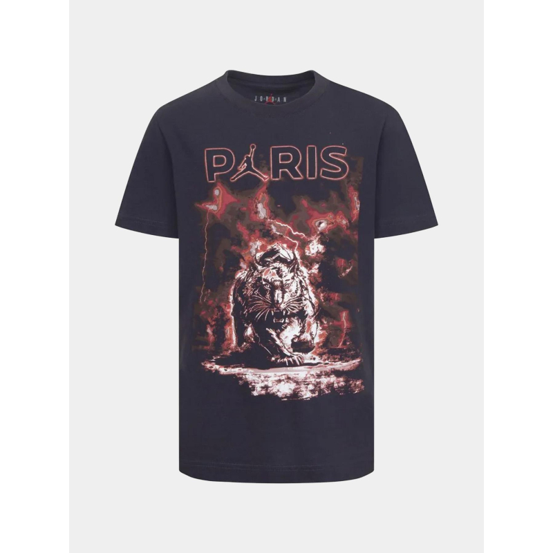 T-shirt à manches courtes lightning psg noir enfant - Jordan
