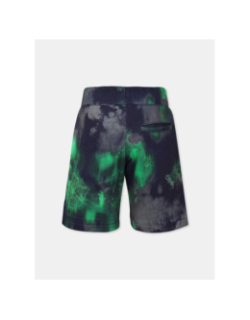 Short molleton bleu marine et vert ado - Hugo
