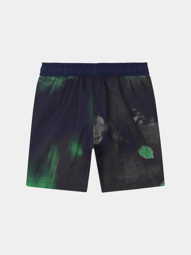 Short de bain surfer vert et noir garçon - Hugo
