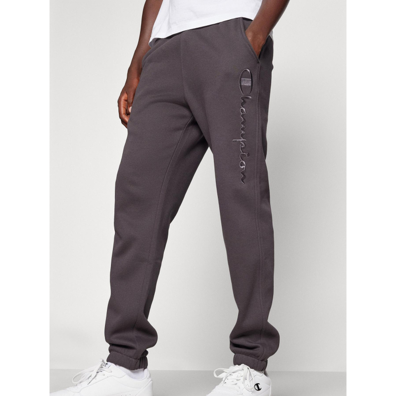 Pantalon jogging logo brodé gris anthracite enfant - Champion