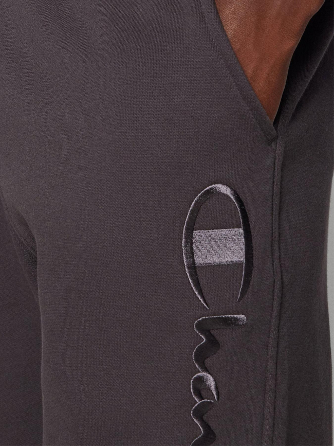 Pantalon jogging logo brodé gris anthracite enfant - Champion