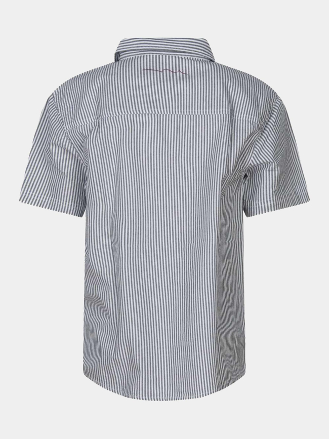 Chemise à rayures c-cox blanc et gris garçon - Teddy Smith