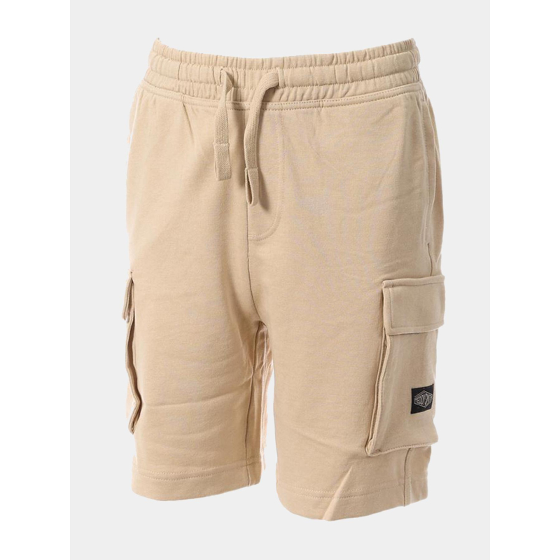 Short cargo multipoches s-orty beige garçon - Teddy Smith