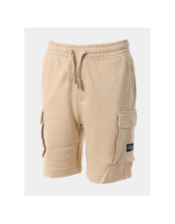 Short cargo multipoches s-orty beige garçon - Teddy Smith