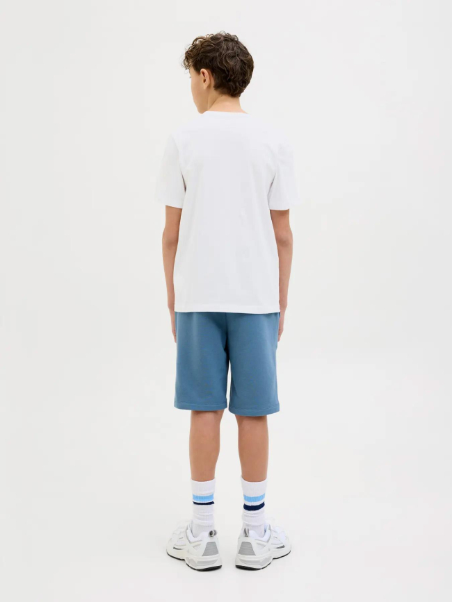 T-shirt à manches courtes jjelijah blanc garçon - Jack & Jones