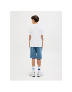 T-shirt à manches courtes jjelijah blanc garçon - Jack & Jones