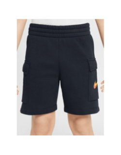 Short cargo standard issue fleece noir garçon - Nike