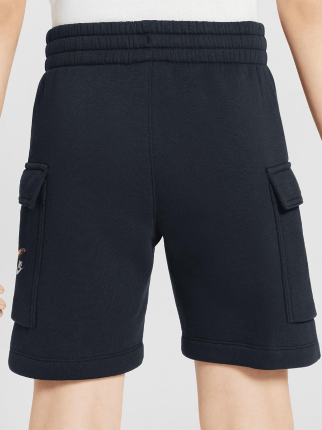 Short cargo standard issue fleece noir garçon - Nike