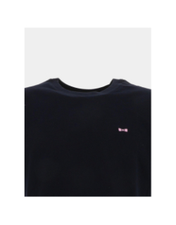 T-shirt bicolore à broderie nœud bleu marine homme - Eden Park