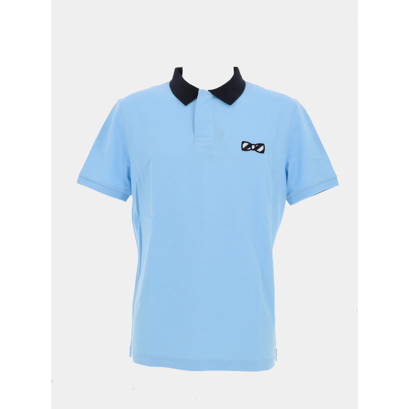 Polo à manches courtes castlenau bleu ciel homme - Eden Park