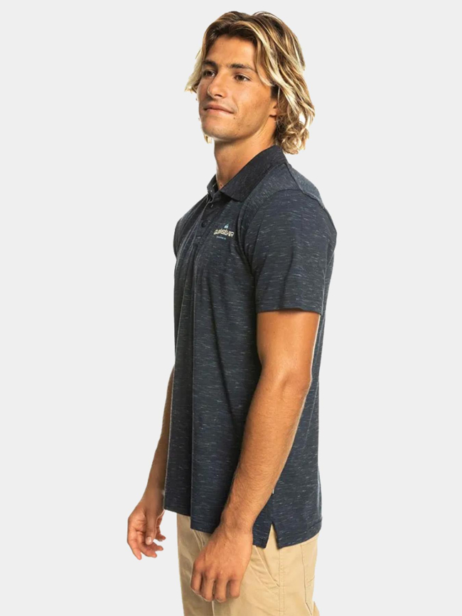 Polo stretch à manches courtes noir homme - Quiksilver