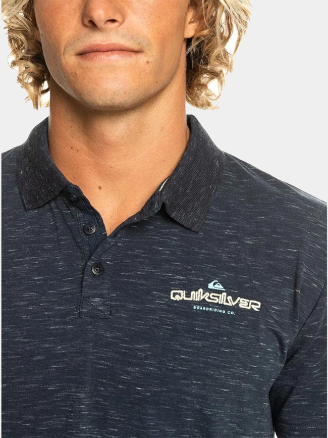 Polo stretch à manches courtes noir homme - Quiksilver