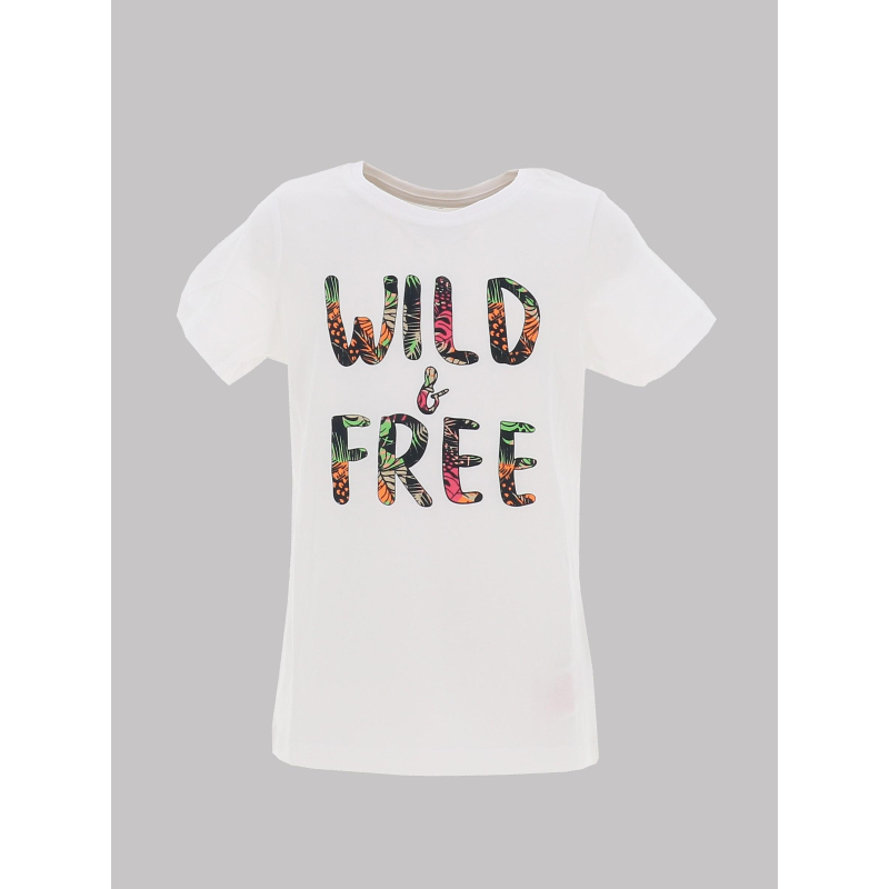 T-shirt à manches courtes nkfvanaya blanc fille - Name It