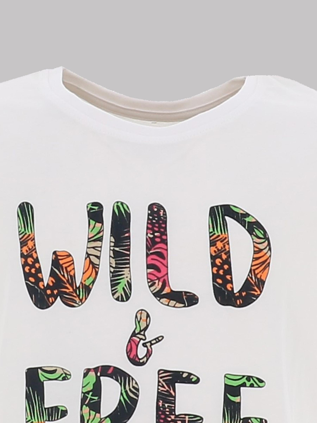 T-shirt à manches courtes nkfvanaya blanc fille - Name It