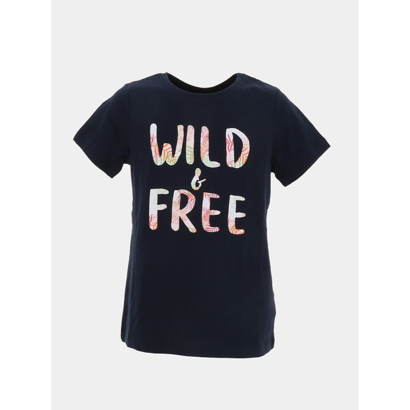 T-shirt à manches courtes nkfvanaya bleu marine fille - Name It