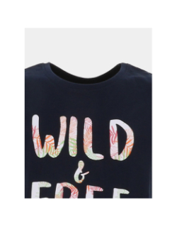 T-shirt à manches courtes nkfvanaya bleu marine fille - Name It