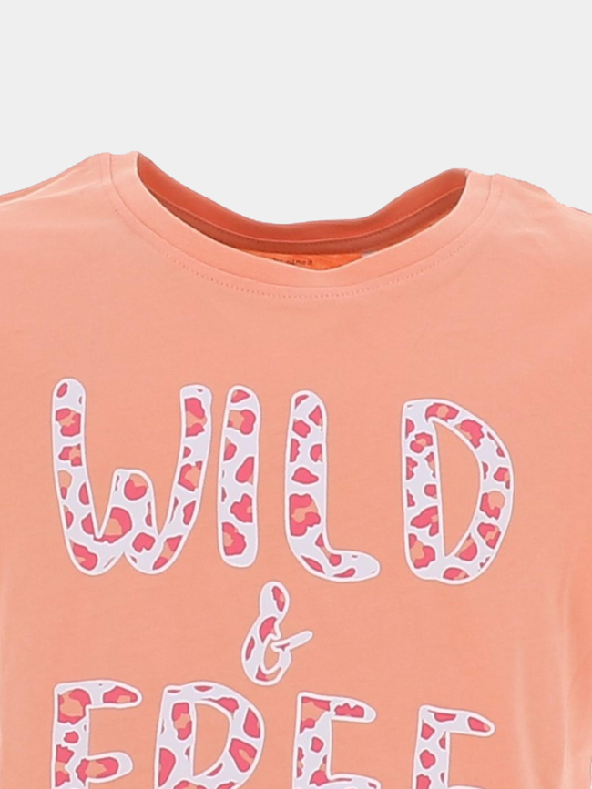 T-shirt à manches courtes nkmvanaya corail fille - Name It