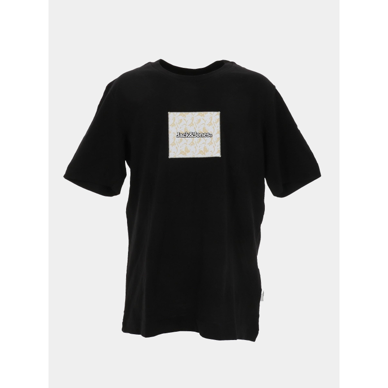 T-shirt à manches courtes jorsplit noir garçon - Jack & Jones