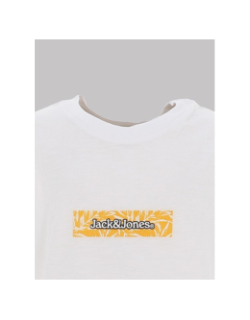 T-shirt à manches courtes jorsplit blanc garçon - Jack & Jones