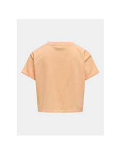 T-shirt à effet délavé kogminna orange fille - Only