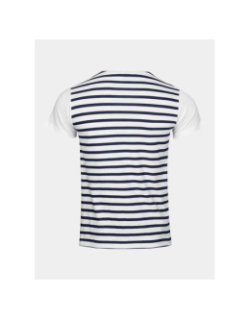 T-shirt à rayures mupy blanc et bleu homme - La Maison Blaggio