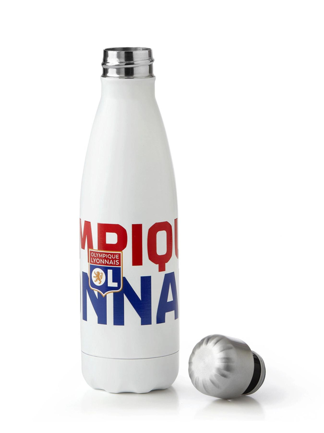 Bouteille isotherme 500ml blanc - Olympique Lyonnais