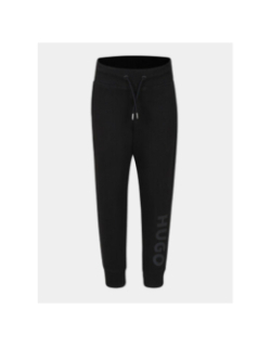 Pantalon jogging logo relief noir ado - Hugo