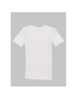 T-shirt à manches courtes logo relief blanc garçon - Hugo