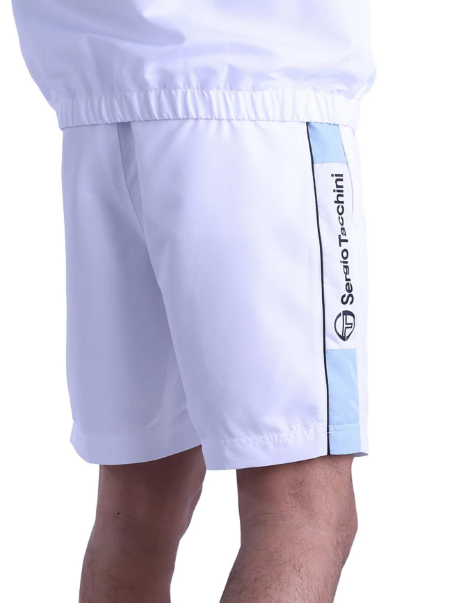 Short de sport vebita blanc et bleu homme - Sergio Tacchini