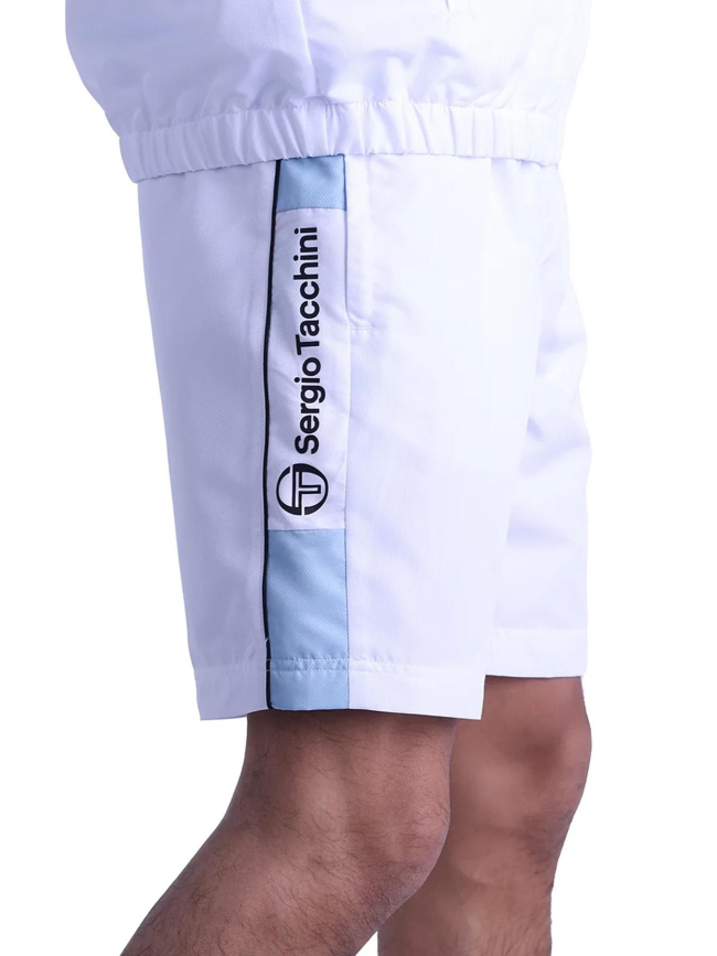 Short de sport vebita blanc et bleu homme - Sergio Tacchini