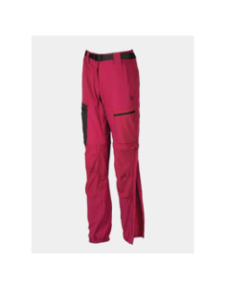 Pantalon de randonnée modulable kavaka fuchsia femme - Élémenterre