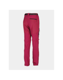 Pantalon de randonnée modulable kavaka fuchsia femme - Élémenterre