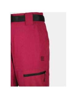 Pantalon de randonnée modulable kavaka fuchsia femme - Élémenterre