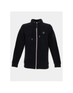 Sweat zippé lago bleu sombre homme - Le Temps Des Cerises