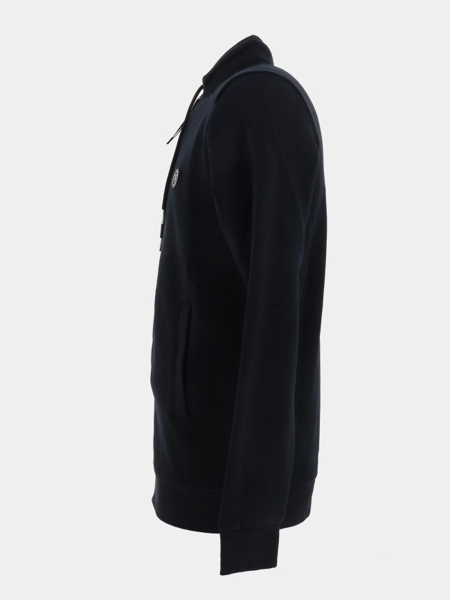 Sweat zippé lago bleu sombre homme - Le Temps Des Cerises