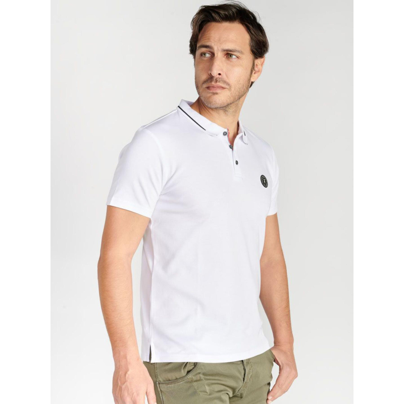 Polo aron blanc homme - Le Temps Des Cerises