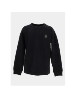 Sweat à col rond s-combo noir garçon - Teddy Smith