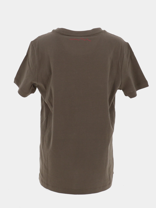 T-shirt à manches courtes t-evan kaki garçon - Teddy Smith