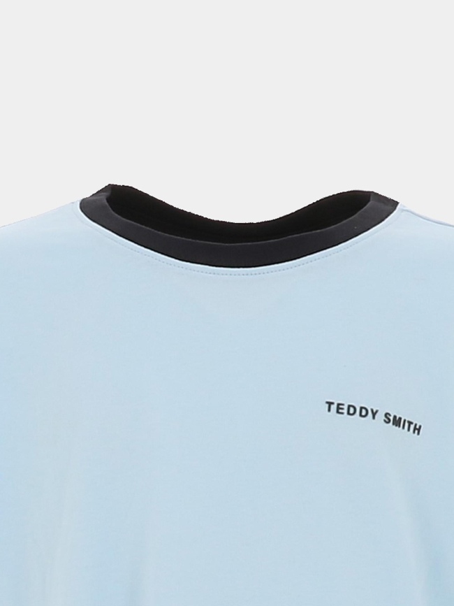 T-shirt à manches courtes the tee 2 bleu garçon - Teddy Smith