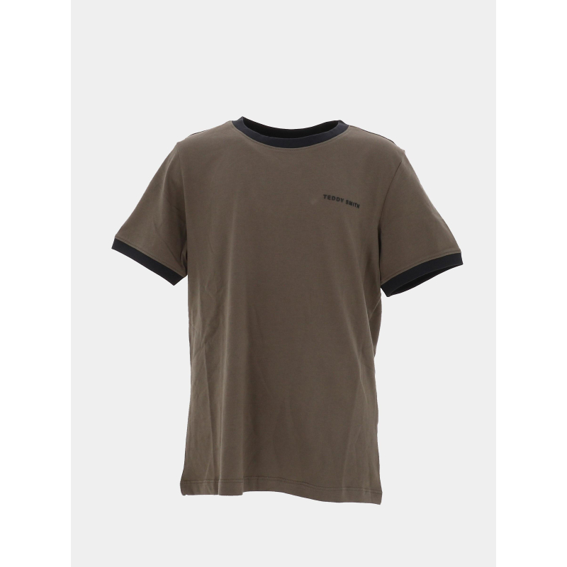 T-shirt à manches courtes the tee 2 kaki garçon - Teddy Smith