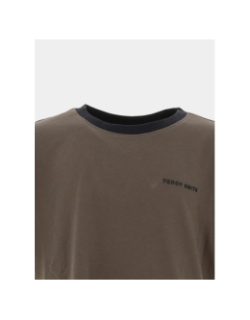 T-shirt à manches courtes the tee 2 kaki garçon - Teddy Smith