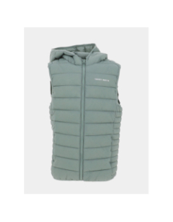 Doudoune sans manche terry vert enfant - Teddy Smith