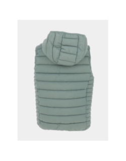 Doudoune sans manche terry vert enfant - Teddy Smith