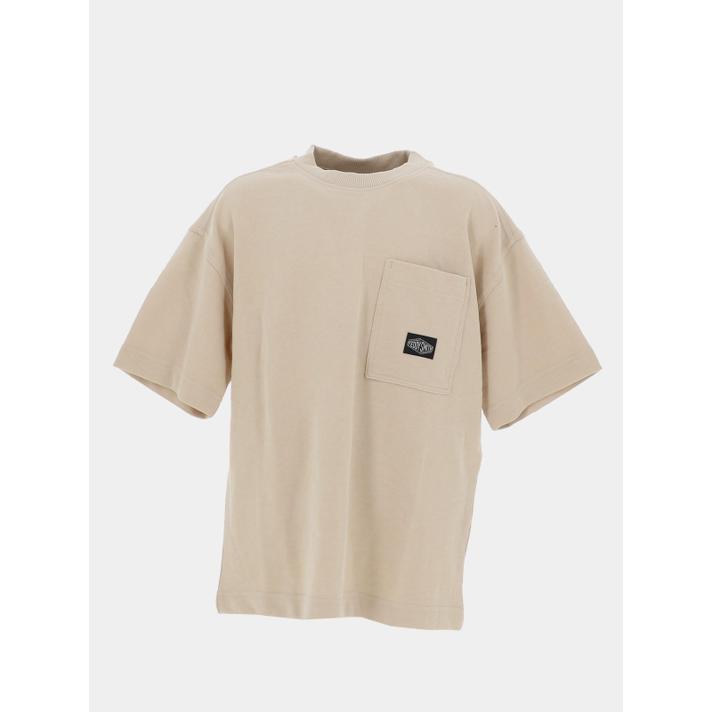 Sweat à manches courtes s-och beige garçon - Teddy Smith