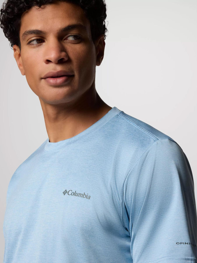 T-shirt de randonnée hike bleu homme - Columbia